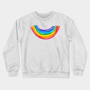 Rainbow Smile Rainbow Colors Crewneck Sweatshirt